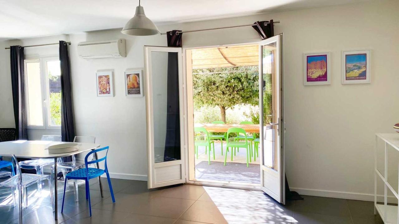 Villa Spacieuse Avec Terrasse Et Vue Mont Ventoux Entrechaux エクステリア 写真